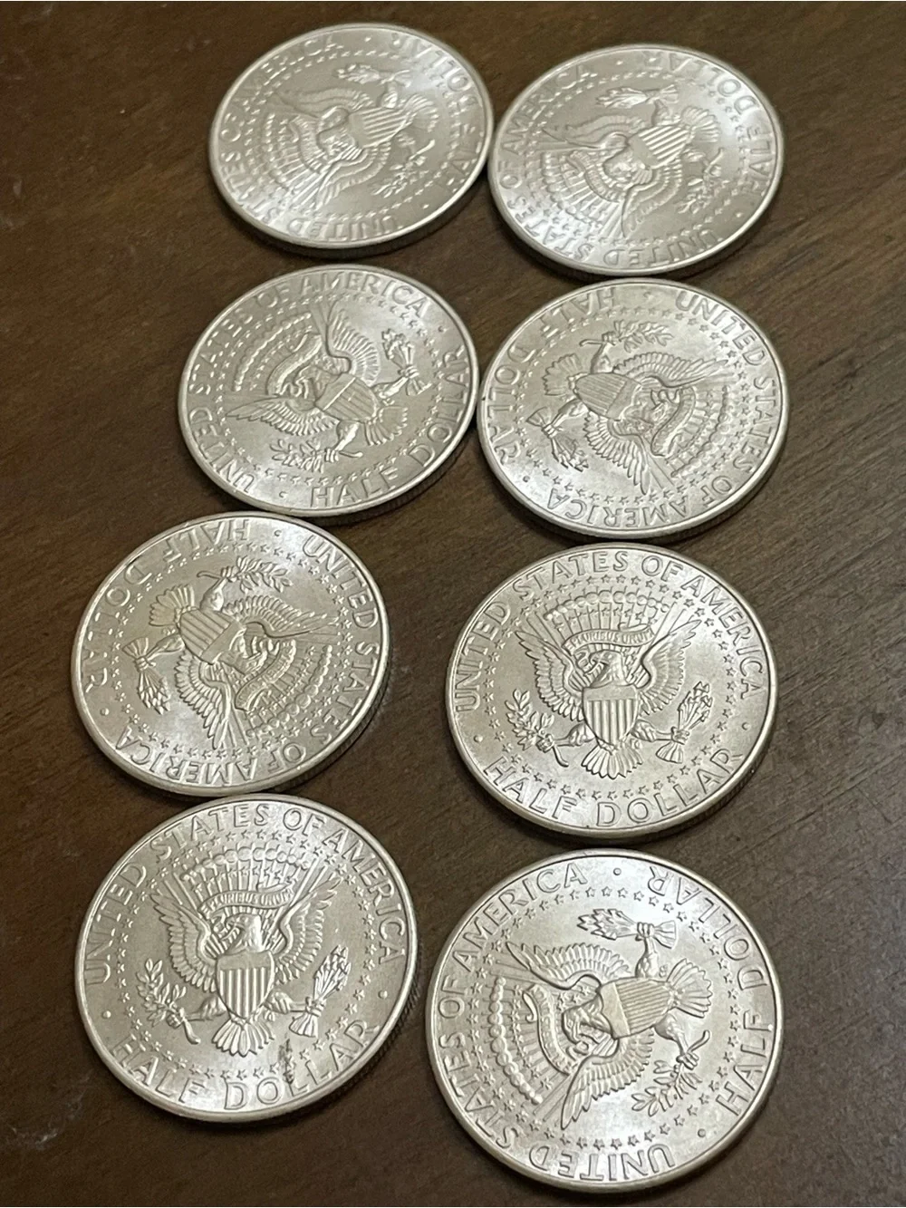 1964 silver coins 8 total. These are 90% silver